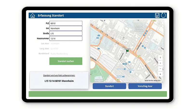 teamdigital App zur Alttextilerfassung
