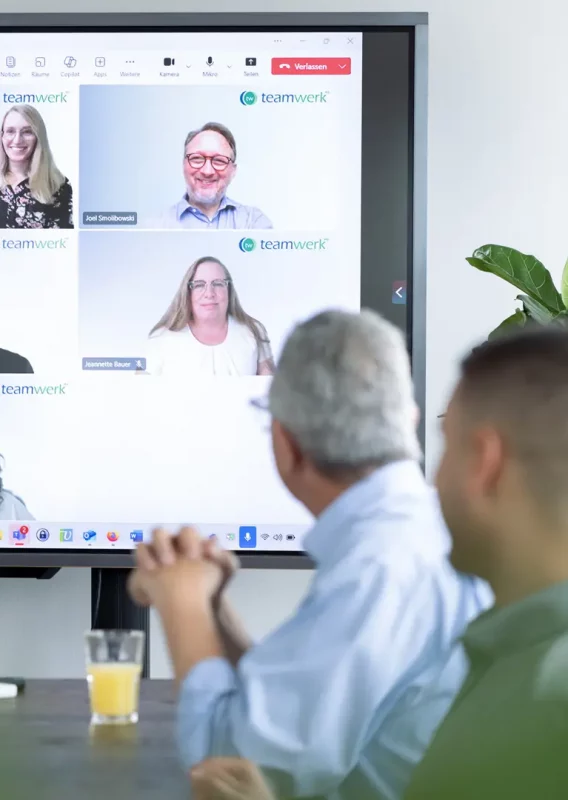 Arbeiten bei teamwerk bedeutet Teamarbeit