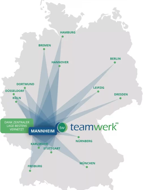 Deutschlandweit für Sie im Einsatz